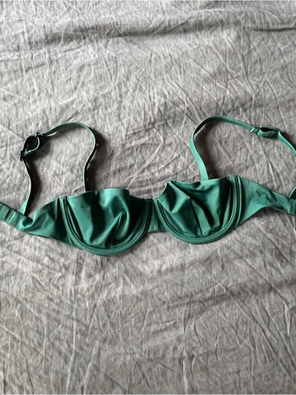 NEW CUUP Emerald Green Underwire Bikini Top